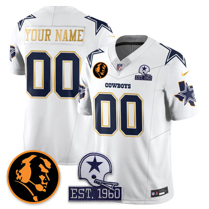 DAL Vapor Limited Gold Jersey - John Madden Patch - All Stitched