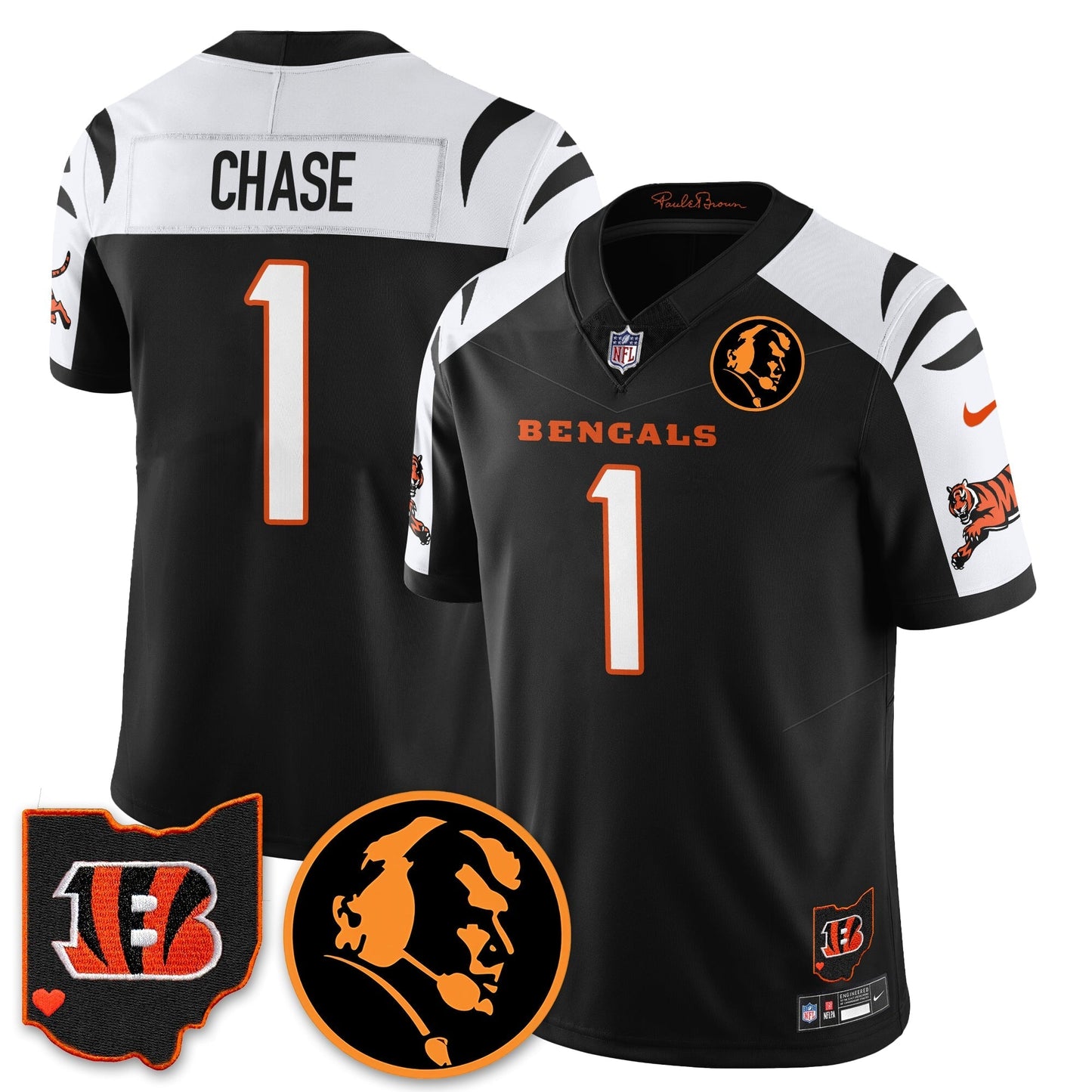 CIN Vapor Limited Jersey - John Madden Patch - All Stitched