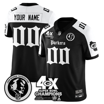 GB Gothic Vapor Limited Jersey - John Madden Patch - All Stitched