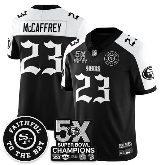 SF 5-Time Champions Gothic Vapor Limited Jersey - All Stitched