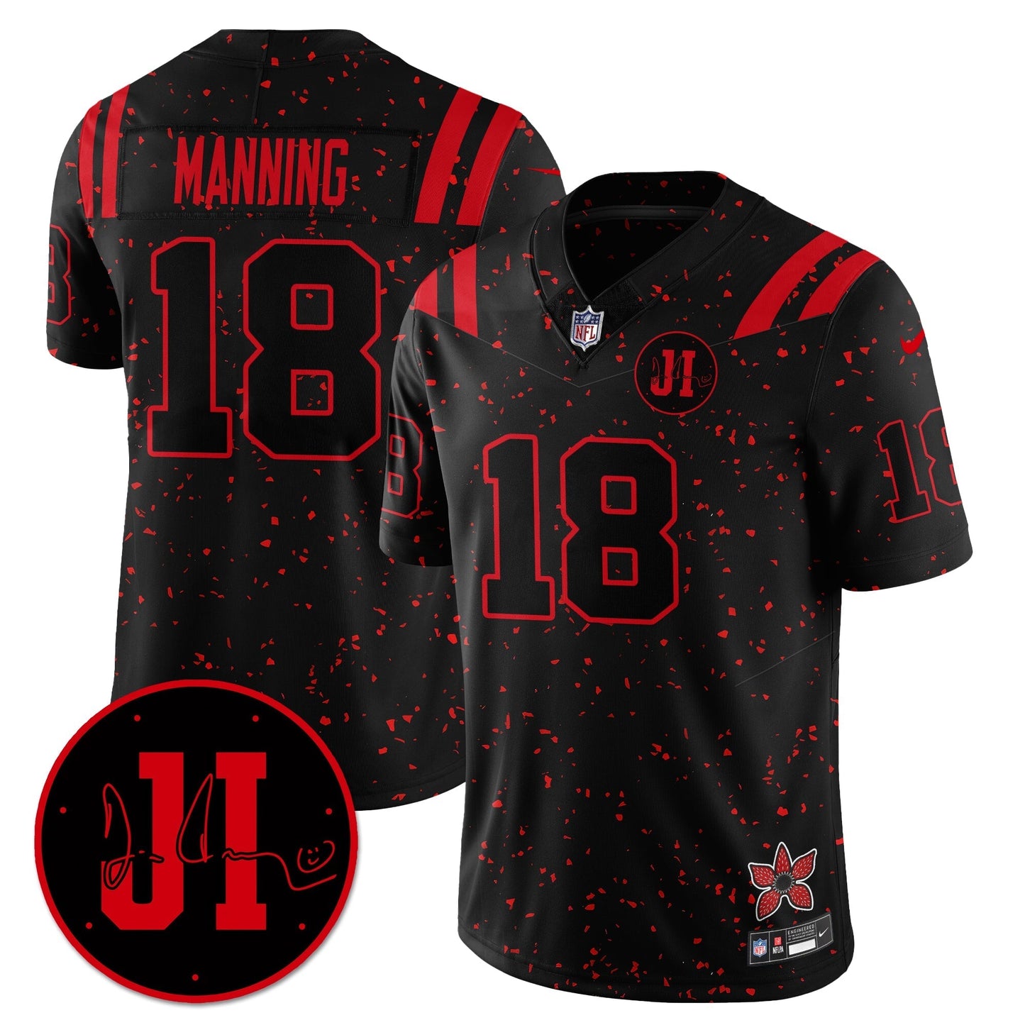 IND 'Stranger Things Edition' Vapor Limited Jersey - All Stitched