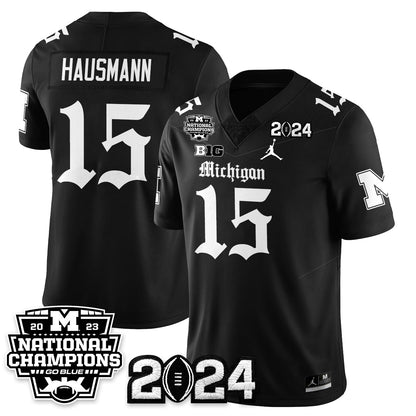 MICH Gothic 2023 National Champions Vapor Limited Football Jersey - All Stitched