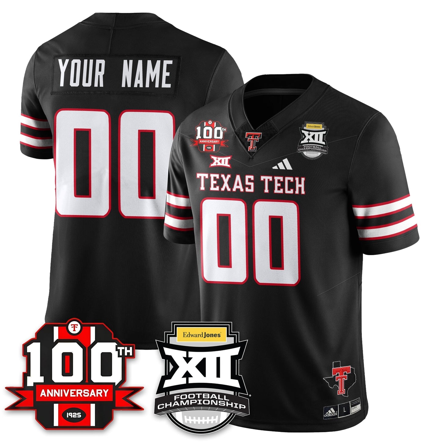 Custom TTRR Football Vapor Limited Jersey - Edward Jones Champions - All Stitched