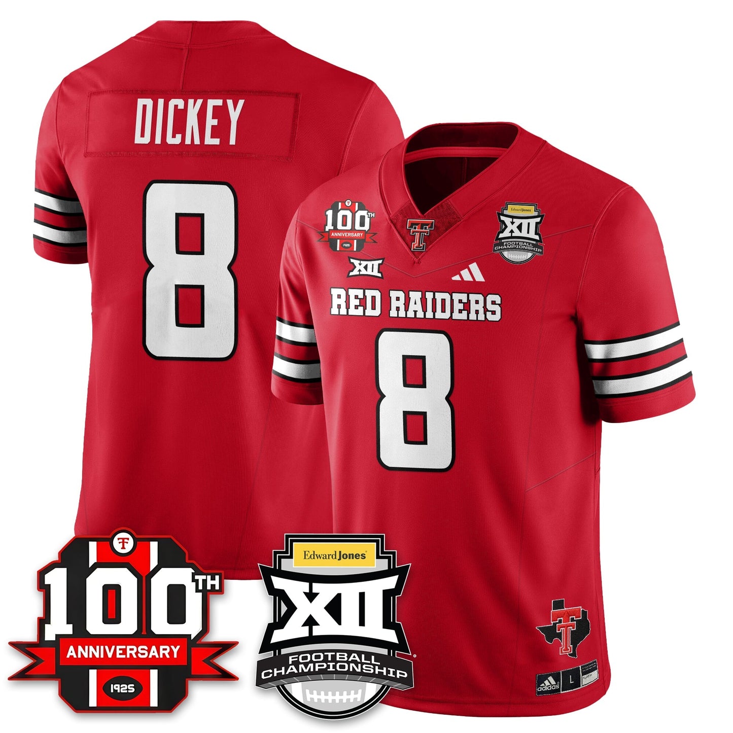 TTRR Football Vapor Limited Jersey - Edward Jones Champions - All Stitched