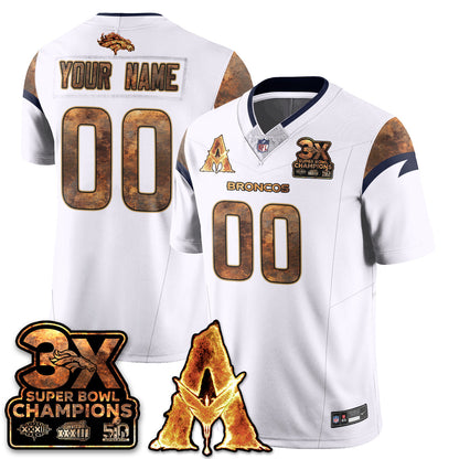 Custom DEN x Avatar 3 Fire and Ash Jersey V2 - Stitched