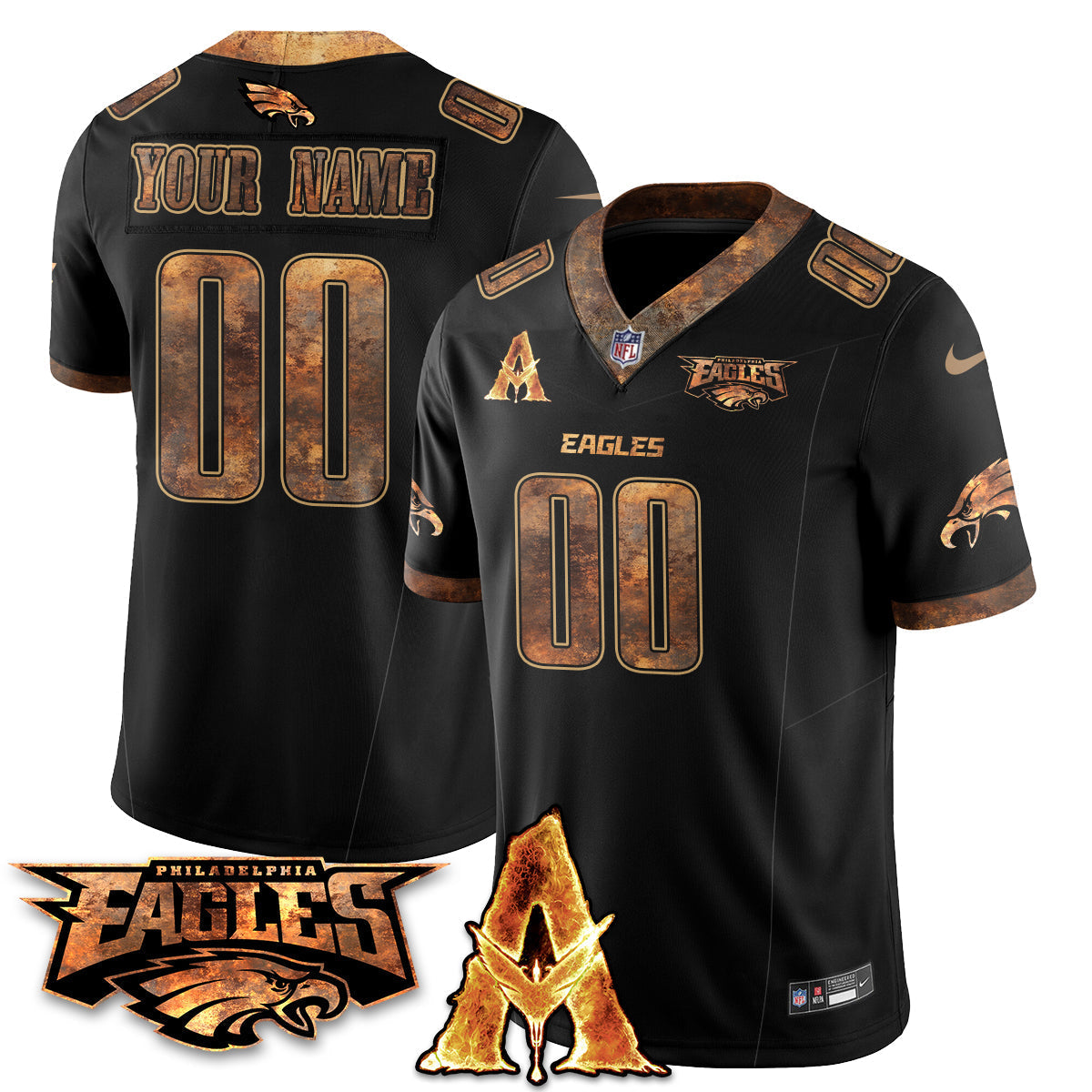 PHI x Avatar 3 Fire and Ash Jersey V2 - Stitched