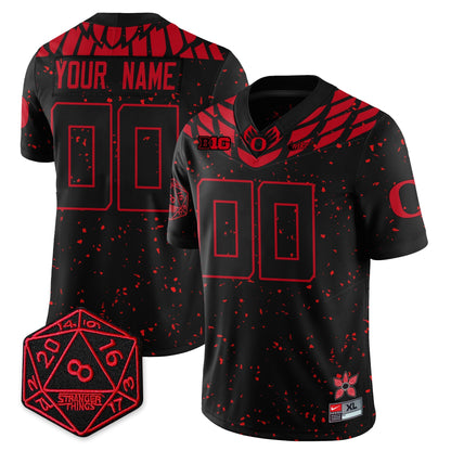 Oregon Ducks "Shoe Duck" Stranger Things Vapor Limited Custom Jersey - All Stitched