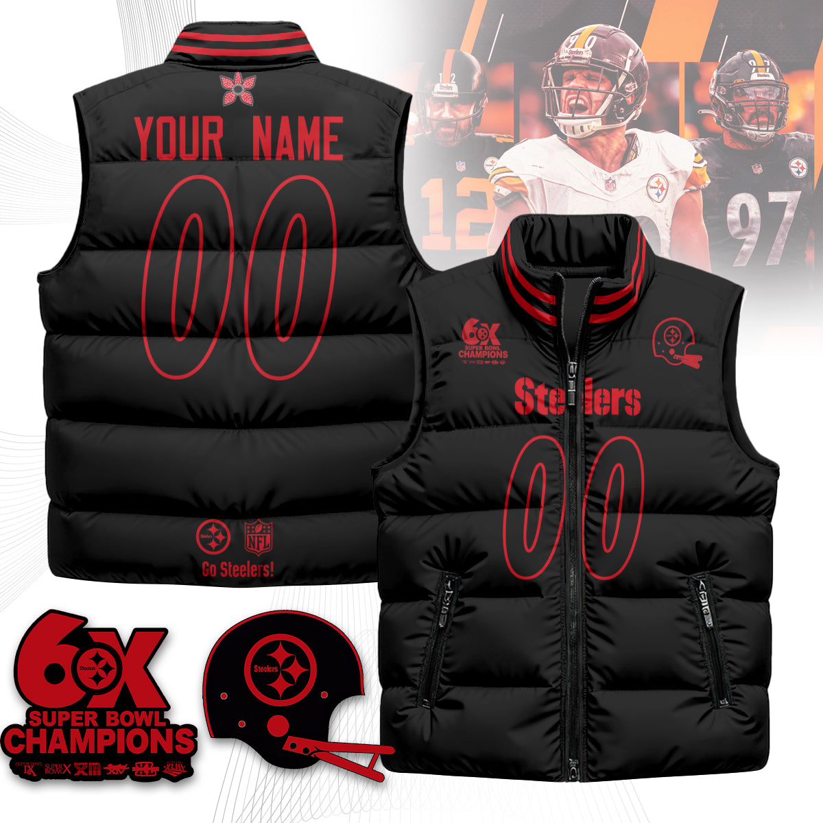 PIT 'Stranger Things Edition' Unisex Puffer Vest