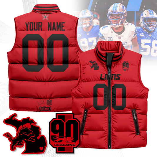 Custom DET 'Stranger Things Edition' Unisex Puffer Vest