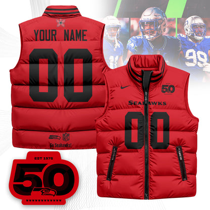 CustomSEA 'Stranger Things Edition' Unisex Puffer Vest