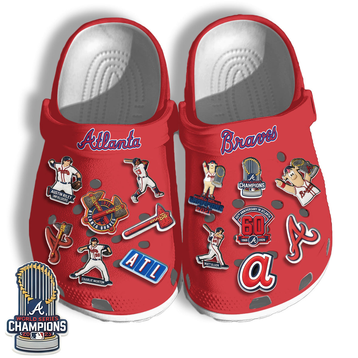 ATL 2026 Red clogs - Charms Gift Set