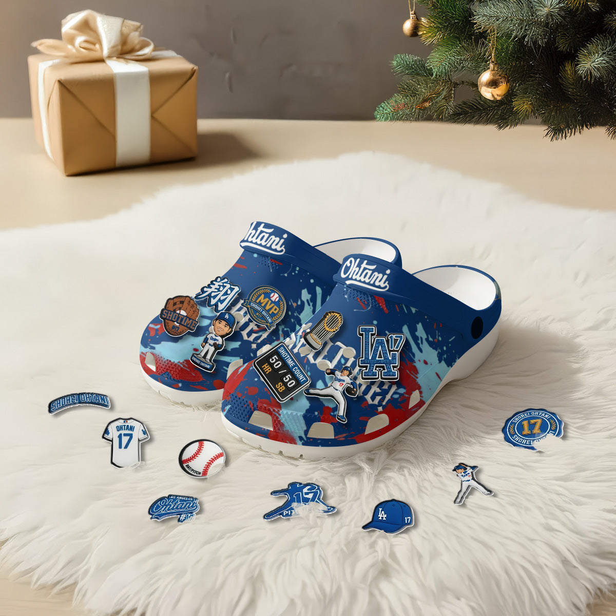 LAD 2026 Shotime Blue clogs - Charms Gift Set