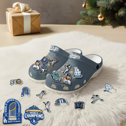 LAD 2026 Champions Gray clogs - Charms Gift Set