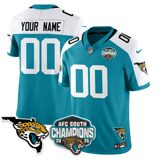 Custom DET AFC South Division Champions Vapor Limited Jersey - All Stitched