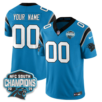 CAR NFC South Division Champions Vapor Limited Custom Jersey n1 - All Stitched