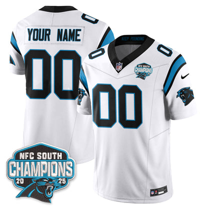Custom CAR NFC South Division Champions Vapor Limited Jersey - All Stitched