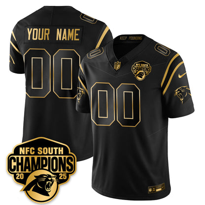Custom CAR NFC South Division Champions Vapor Limited Jersey - All Stitched