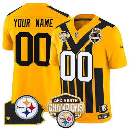 PIT AFC North Division Champions Vapor Limited Jersey - All Stitched