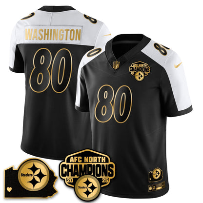 PIT AFC North Division Champions Vapor Limited Gold Jersey - All Stitched