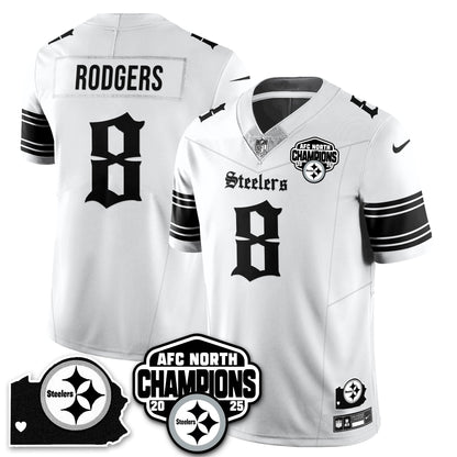 PIT Gothic AFC North Division Champions Vapor Limited Jersey - All Stitched