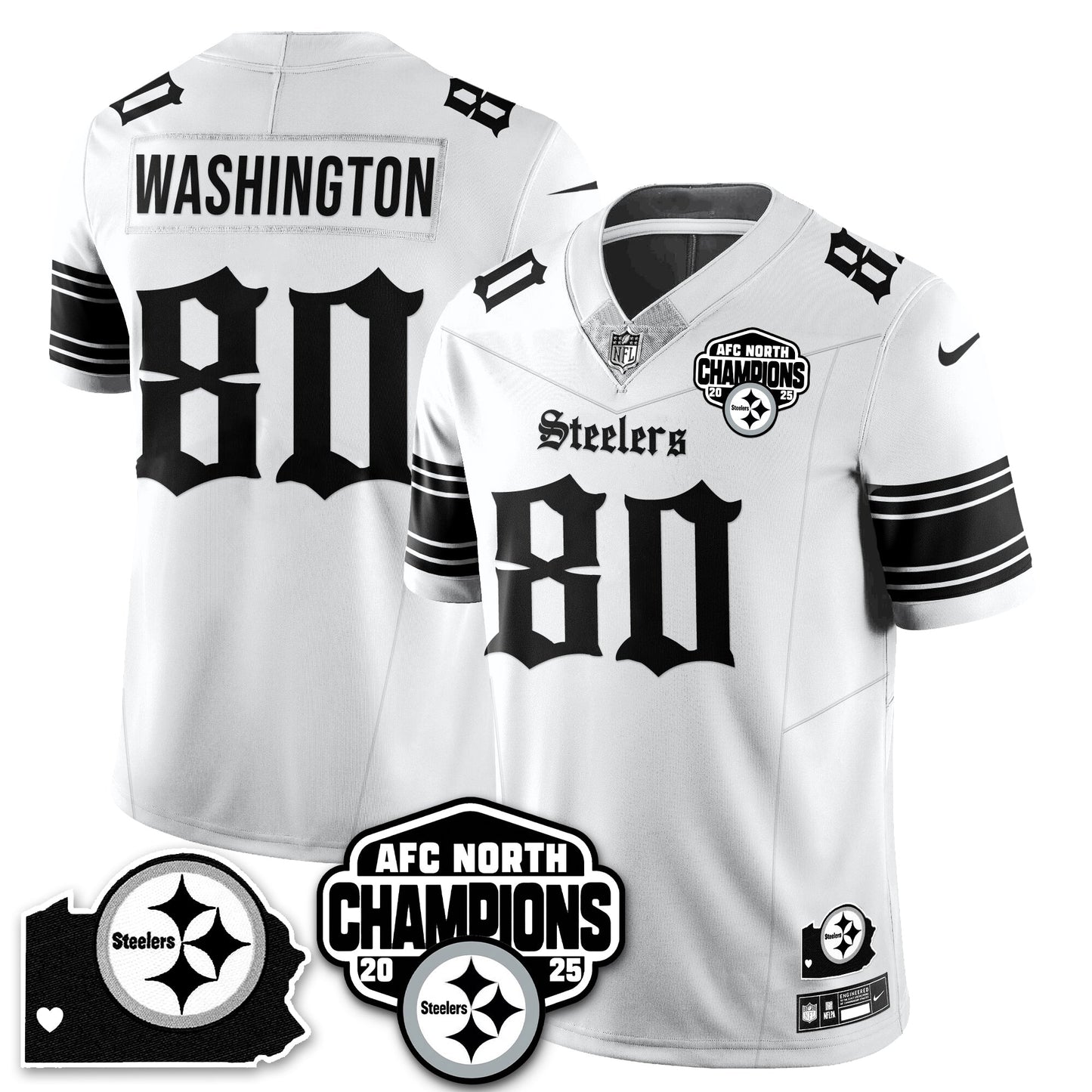 PIT Gothic AFC North Division Champions Vapor Limited Jersey - All Stitched