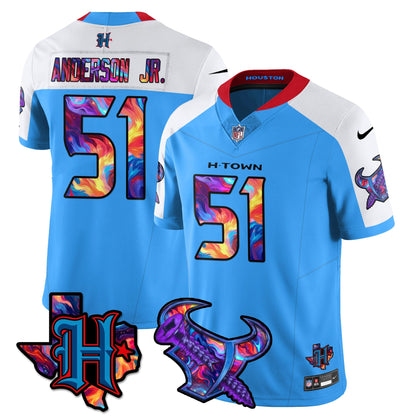 HOU Special Vapor Limited Jersey - All Stitched