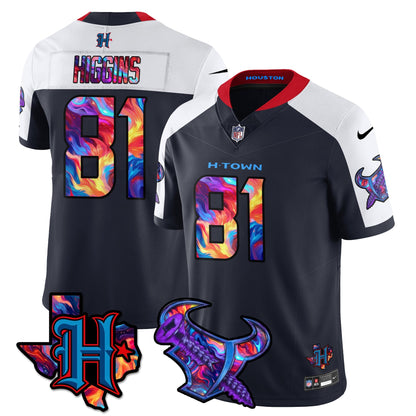 HOU Special Vapor Limited Jersey - All Stitched
