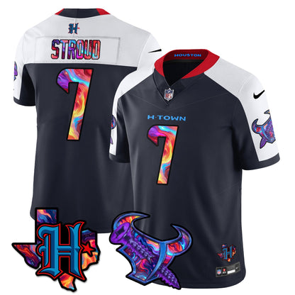 HOU Special Vapor Limited Jersey - All Stitched