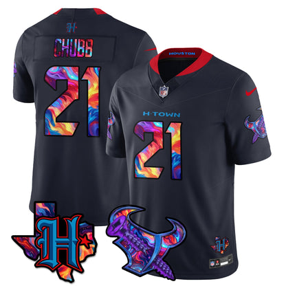 HOU Special Vapor Limited Jersey - All Stitched