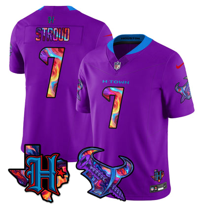 HOU Special Vapor Limited Jersey - All Stitched