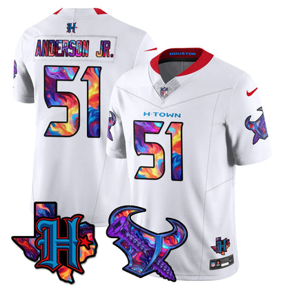 HOU Special Vapor Limited Jersey - All Stitched
