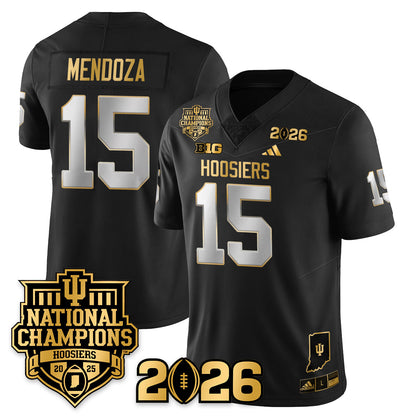 Indiana H Vapor Limited Football Gold Jersey - 2025 National Champions - All Stitched