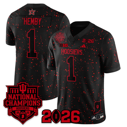 Indiana H Stranger Things Vapor Limited Football Jersey - 2025 National Champions - All Stitched