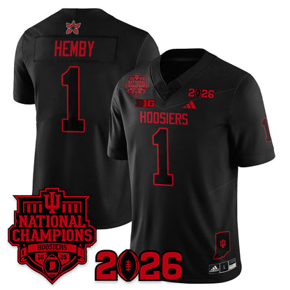 Indiana H Stranger Things Vapor Limited Football Jersey - 2025 National Champions - All Stitched