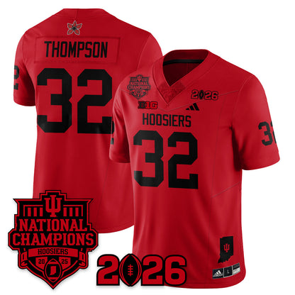 Indiana H Stranger Things Vapor Limited Football Jersey - 2025 National Champions - All Stitched