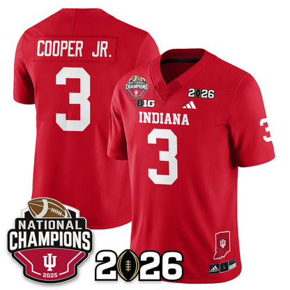 Indiana H Vapor Limited Football Jersey V3 - 2025 National Champions - All Stitched