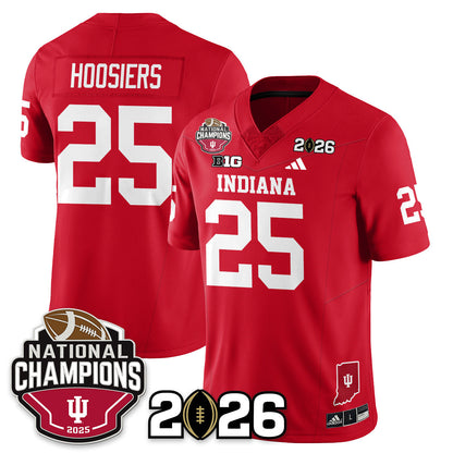 Indiana H Vapor Limited Football Jersey V3 - 2025 National Champions - All Stitched
