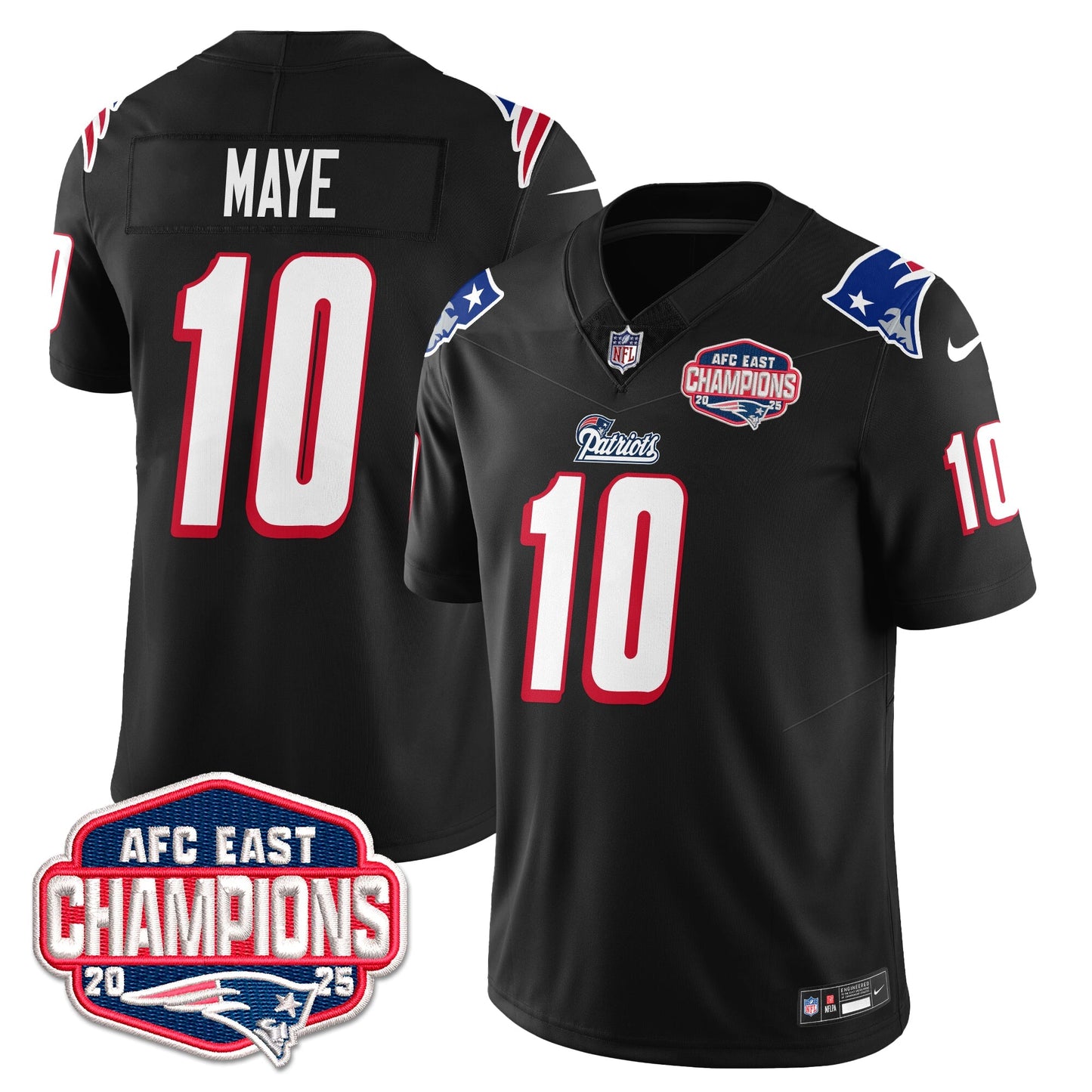 NE 1996 Throwback Limited Vapor Jersey – All Stitched