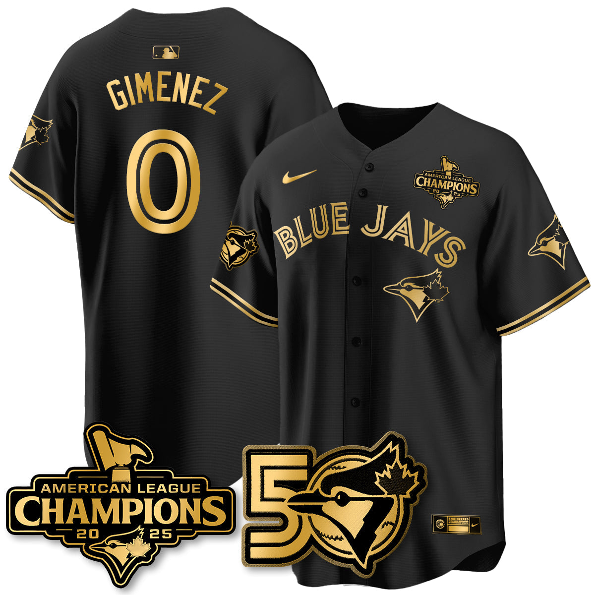 TBJ 2025 American League Champions Vapor Limited Jersey - 50th Season - All Stitched