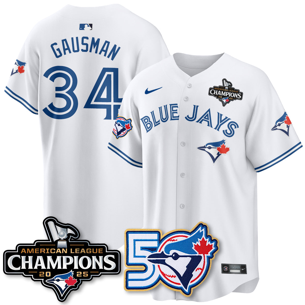 TBJ 2025 American League Champions Vapor Limited Jersey - 50th Season - All Stitched