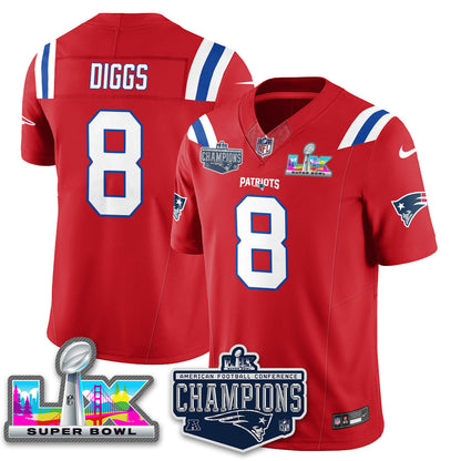 NE 2025 AFC Champions Vapor Limited Jersey - All Stitched