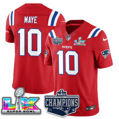 NE 2025 AFC Champions Vapor Limited Jersey - All Stitched