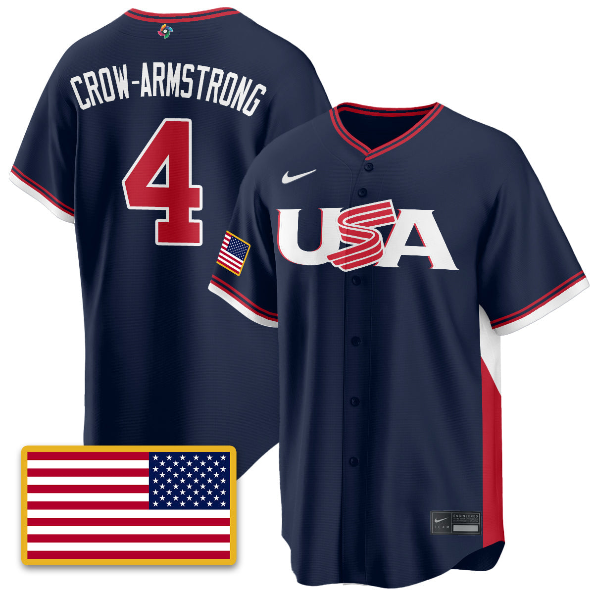 USA Baseball  2026 World Baseball Classic Limited Jersey - All Stitched