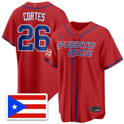 Puerto Rico Baseball 2026 World Baseball Classic Limited Jersey - All Stitched