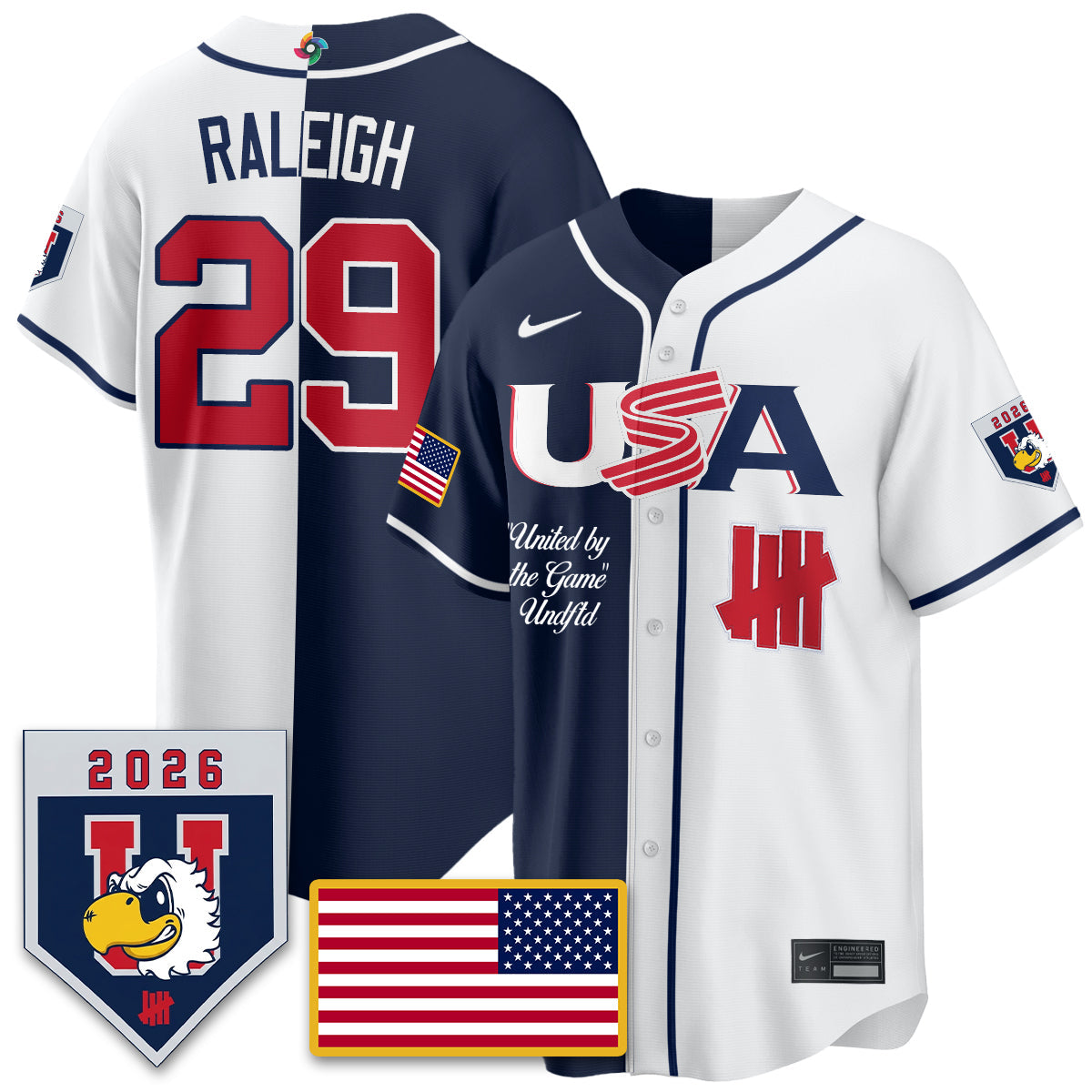 USA Baseball x Undefeated 2026 World Baseball Classic Limited Jersey - All Stitched