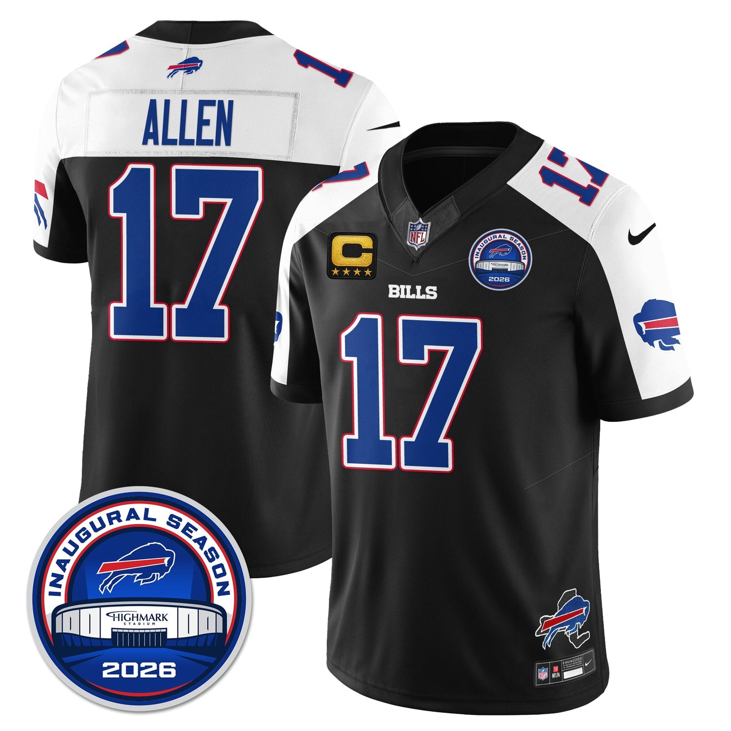 BUF 2026 Inaugural Season Patch Vapor Limited Jersey - All Stitched