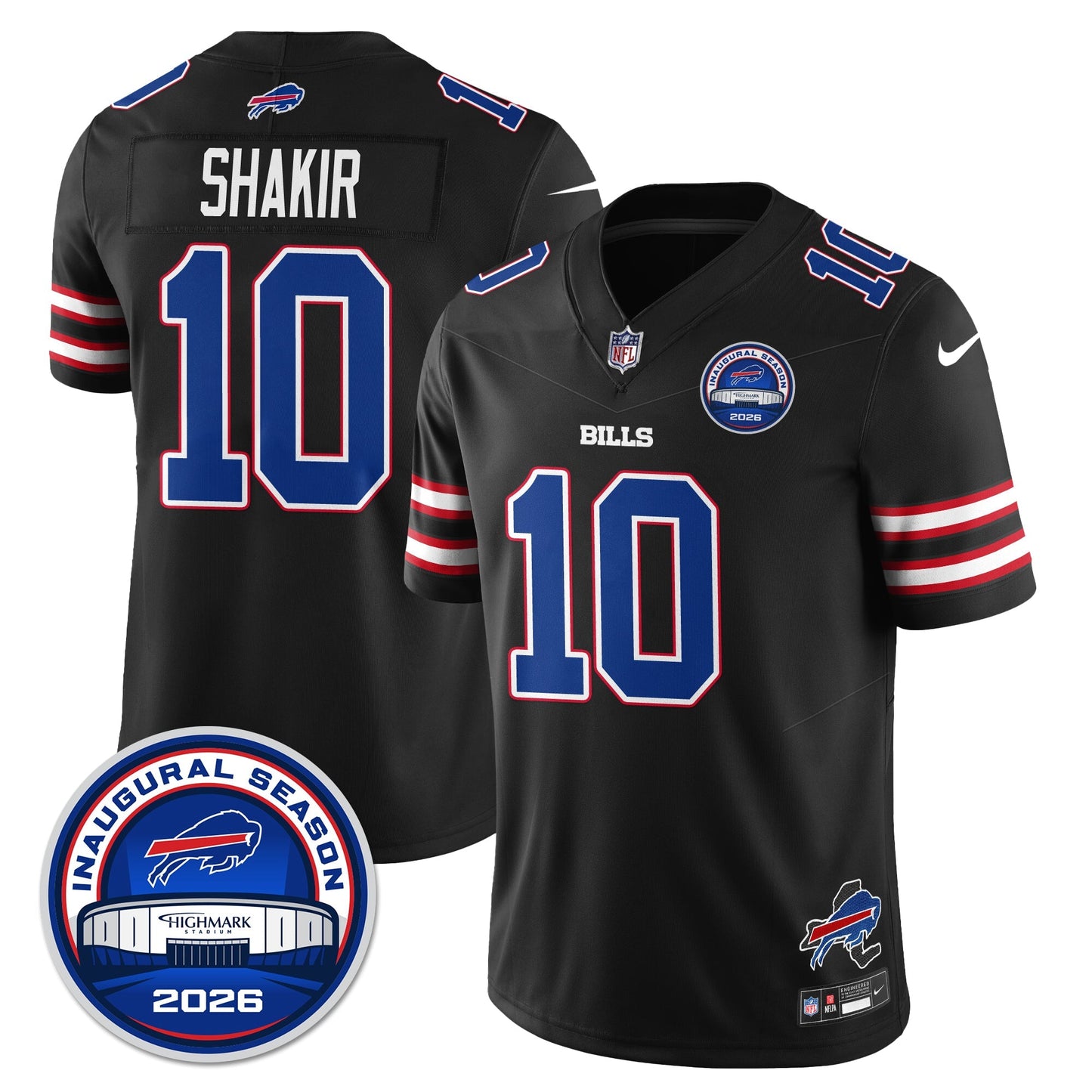 BUF 2026 Inaugural Season Patch Vapor Limited Jersey - All Stitched