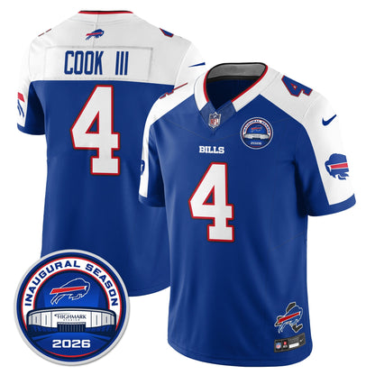 BUF 2026 Inaugural Season Patch Vapor Limited Jersey - All Stitched