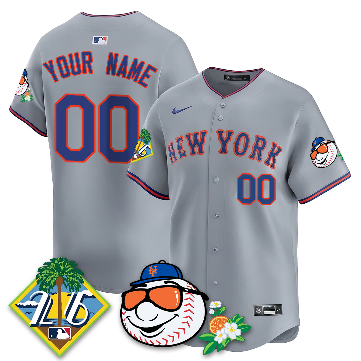 Custom NYM 2026 Spring Training Vapor Limited Jersey - All Stitched