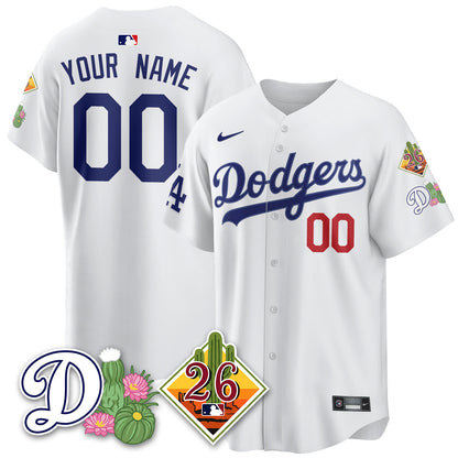 Custom LAD 2026 Spring Training Vapor Limited Jersey - All Stitched